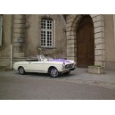 Peugeot cabriolet 404 blanc 1966