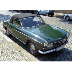 Peugeot 404 cabriolet vert 1968