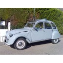 Citroën Découvrable 2 CV gris bleu 1967