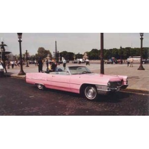 Cadillac Cabriolet De Ville Rose 1965