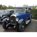 Citroën Cabriolet B14 Torpédo bleu noir 1927