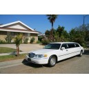 Lincoln Limousine Town Car blanc 2002