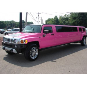 hummer limousine H3 2007 rose