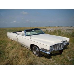 Cadillac Cabriolet Eldorado blanc 1975