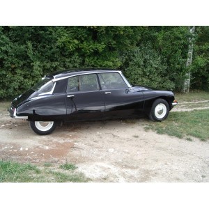 citroen DS 20 1970 séparation chauffeur 