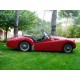 Triumph TR3 Cabriolet rouge 1957