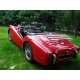 Triumph TR3 Cabriolet rouge 1957