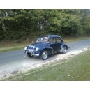 Renault 4 CV Découvrable bleu nuit 1958