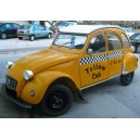 Citroën Découvrable 2 CV 6 jaune noir 1986