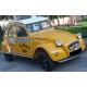 Citroën Découvrable 2 CV 6 jaune noir 1986