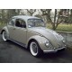 Volkswagen Berline Coccinelle beige 1966