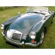 MG Cabriolet MGA vert 1960