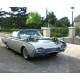 Ford Thunderbird coupé blanc 1962