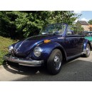 Volkswagen coccinelle Cabriolet bleu 1970