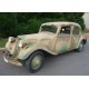 citroen traction 7 C 1937 camoufler , voiture réquisitionnés par l'armée allemande 