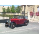 Peugeot Cabriolet 201 Spider rouge noir 1930