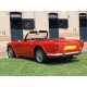 Triumph Cabriolet TR4 rouge 1964