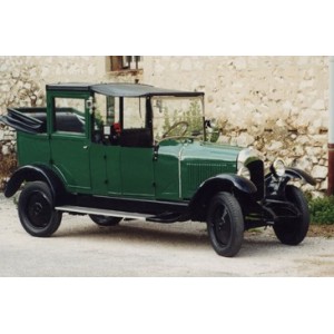 Citroën Cabriolet taxi B2 landaulet vert 1923