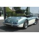 Austin Healey Cabriolet 3000 MK1 bleu blanc 1960