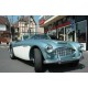 Austin Healey Cabriolet 3000 MK1 bleu blanc 1960