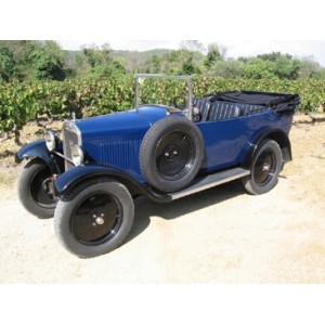 Peugeot Cabriolet 190 S bleu nuit 1930