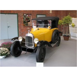 Citroën Cabriolet 5 HP jaune noir 1922