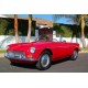 MG B Cabriolet rouge 164