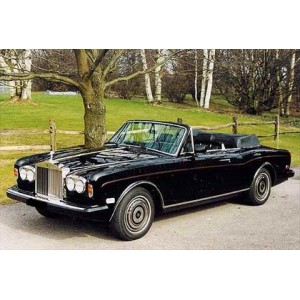 Rolls Royce Corniche Cabriolet noir 1972