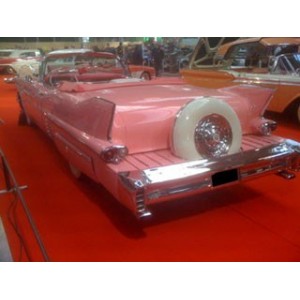 Cadillac De Ville Cabriolet rose 1958