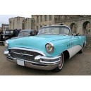 Buick Century Cabriolet bleu blanc 1956