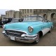 Buick Century Cabriolet bleu blanc 1956