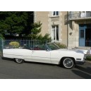 Cadillac De Ville Cabriolet blanc 1967