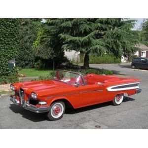 Ford Edsel Citation Cabriolet rouge blanc 1958