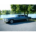 Cadillac Fleetwood Limousine bleu 1977