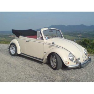 Volkswagen Coccinelle Cabriolet ivoire 1966