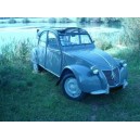 Citroën Découvrable 2 CV gris 1959