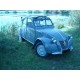 Citroën Découvrable 2 CV gris 1959