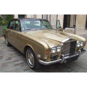 Rolls Royce Silver Shadow champagne noir 1974