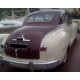 Dodge Custom Club Coupé crème bordeaux 1948