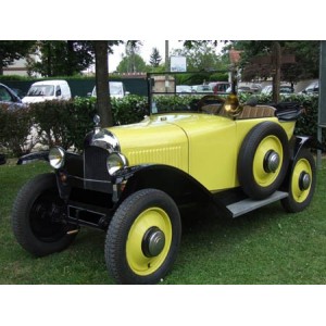 Citroën Cabriolet 5 HP jaune noir 1925