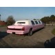 Lincoln Limousine Town-car rose blanc 1997