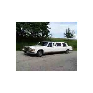 Cadillac Limousine Fleetwood blanc 1989