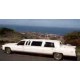 Cadillac Limousine Fleetwood blanc 1989