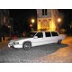 Cadillac Fleetwood limousine blanc 1990