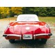 Chevrolet Cabriolet Corvette rouge 1958