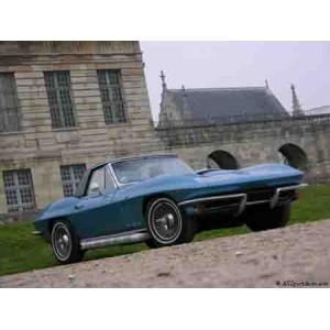 Chevrolet Cabriolet Corvette Sting Ray gris 1965