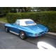 Chevrolet Cabriolet Corvette Sting Ray gris 1965