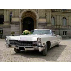 Cadillac Cabriolet de ville 1967 blanc